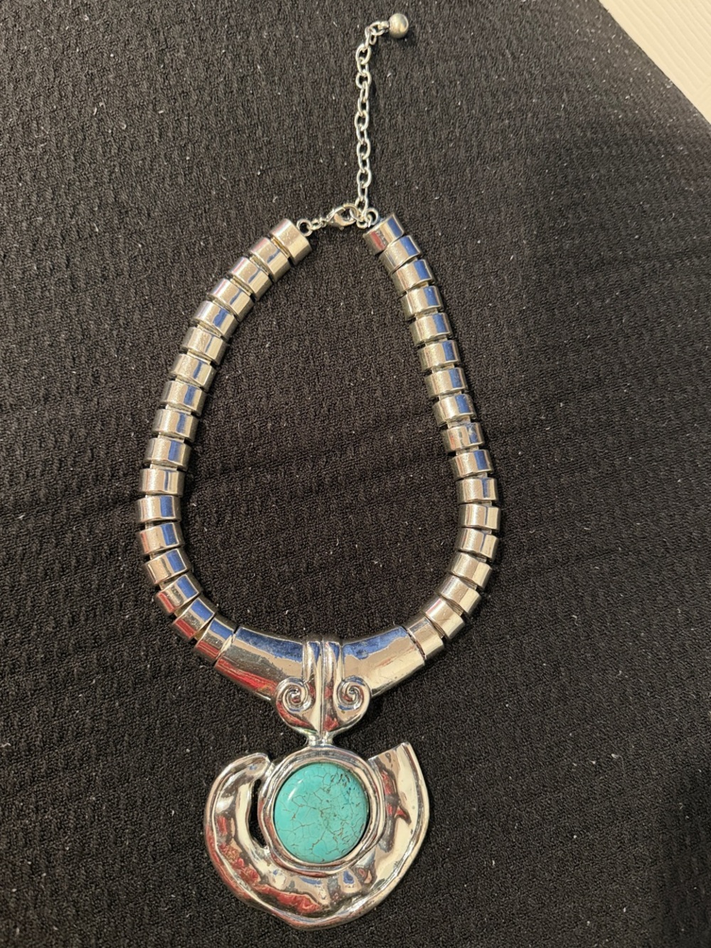 Turquoise statement necklace